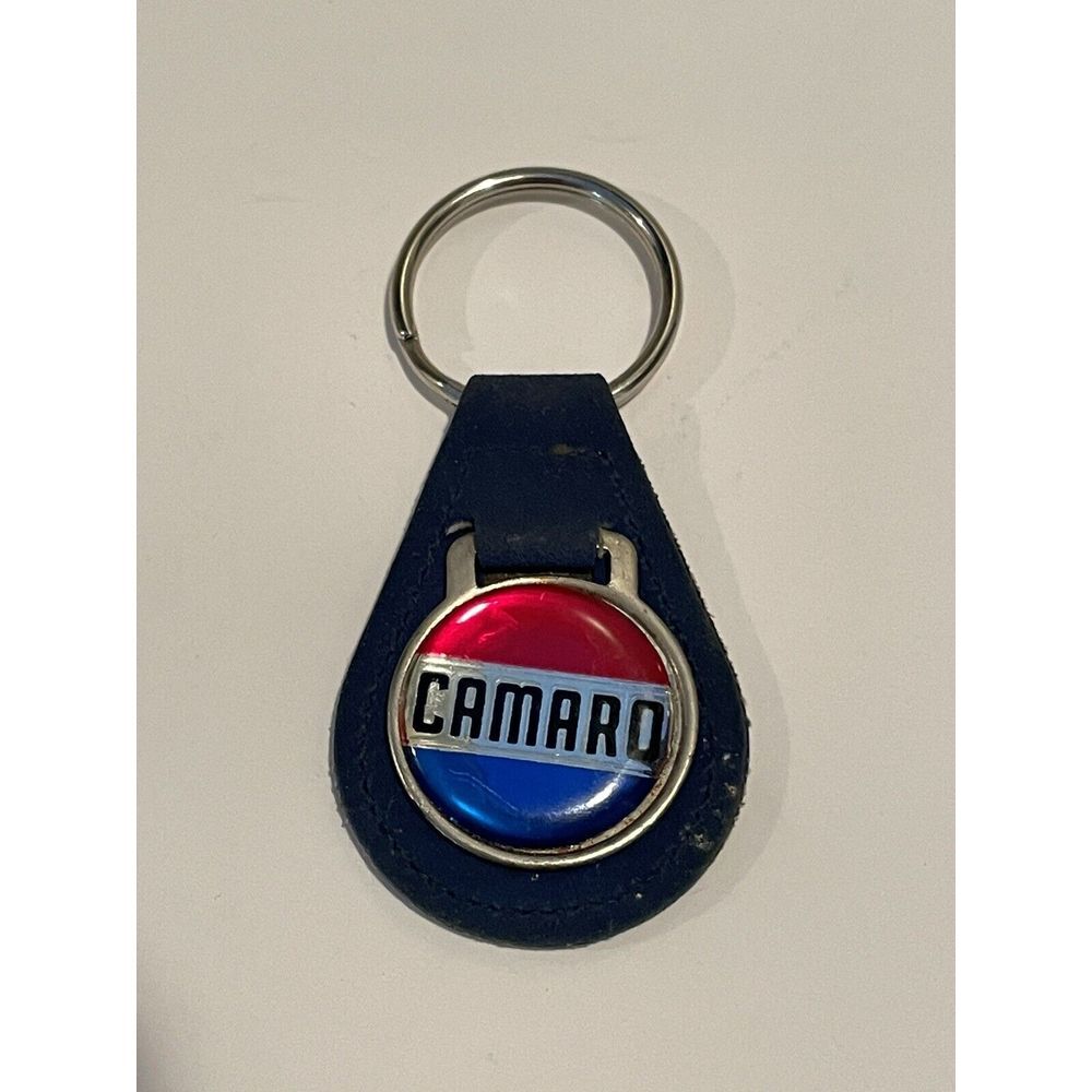 Vintage Chevrolet CAMARO motor car‎ Keyring key Chain fob badge